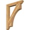 Ekena Millwork Westlake Slat Rough Sawn Bracket, Western Red Cedar, 4"W x 30"D x 38"H BKT04X30X38WTL06RWR - alternate 1